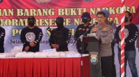 Polda Sulsel Musnahkan BB 74,9 Kilogram Sabu dan 38.604 Butir Ekstasi