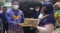 Nasdem Peduli di Tengah Pandemi, SYT Salurkan Makanan Tambahan Untuk Balita dan Ibu Hamil