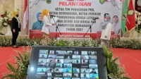Atalia Ridwan Kamil Lantik Runisah sebagai Ketua TP-PKK Indramayu