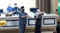 Rapat Paripurna, DPRD Parepare Serahkan 3 Ranperda Inisiatif Dewan ke Pemkot