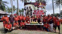 Komunitas Sepeda Lipat Parepare Rayakan Anniversary Pertama di Pantai Lowita