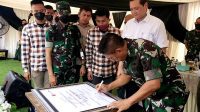 Pangdam XIV/Hasanuddin Bersama Kakanwil V BTN Teken Piagam Kunjungan Perumahan BTN-TPP TNI AD di Malimpung