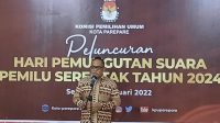 KPU Parepare Ikuti Peluncuran Hari Pemungutan Suara Melalui Virtual
