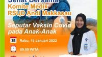 Dokter Spesialis RSUD Andi Makkasau Ulas Keamanan Vaksinasi Anak di Talk Show TV Peduli