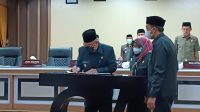 DPRD Parepare Gelar Paripurna Penandatanganan Keputusan DPRD Tentang Rekomendasi LKPJ Walikota TA 2021