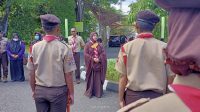 Pantau Perkemahan Peserta Jamnas Kwarcab Pramuka Parepare, Erna Taufan Pesan Jaga Fisik Tetap Bugar