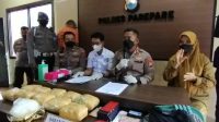 11 Kg Sabu Diamankan di Parepare, Kurir Ditangkap di Bone, DPO di Tawau Malaysia