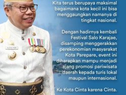 Taufan Pawe Harap Festival Salo Karajae Jadi Ajang Promosi Pariwisata Daerah kepada Turis Lokal Maupun Internasional