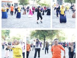 Jaga Kebugaran Jasmani Pegawai, RSUD Andi Makkasau Rutinkan Senam Sehat