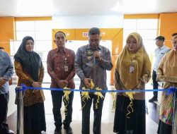 Taufan Pawe Launching Loket Pelayanan Informasi BPJS Kesehatan dan Portal QR RSUD Andi Makkasau