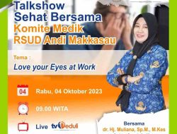 Dokter Spesialis Mata RSUD Andi Makkasau Beri Tips Jaga Kesehatan Mata di Talkshow TV Peduli