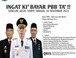 Hindari Denda Keterlambatan, Pemkot Parepare Imbau Bayar PBB Tepat Waktu, Lebih Mudah Lewat QRIS