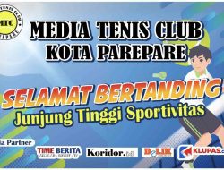 MTC Parepare Gelar Turnamen Tenis Internal di Akhir Tahun