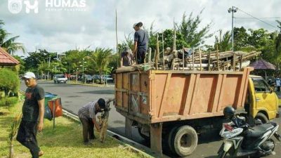 Sambut Penilaian Adipura, Pemkot Parepare Kolaborasi TNI-Polri Bersihkan Pantai Mattirotasi