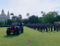 Pj Wali Kota Akbar Ali Kukuhkan 790 Anggota Linmas, Siap Dukung Pemerintah dalam Pengamanan Pemilu 2024
