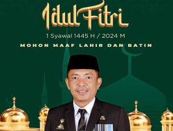Pj Wali Kota Parepare Ucapkan Selamat Idul Fitri, Ajak Saling Menguatkan Hubungan Silaturahmi