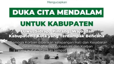 Pemkot Parepare Sampaikan Duka Mendalam atas Bencana Banjir Menerjang Enam Daerah di Sulsel
