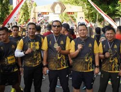 Pj Wali Kota Parepare Kompak Bersama Forkopimda Ikut Bhayangkara Run 2024