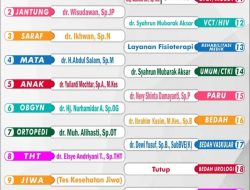 RSUD Andi Makkasau Informasikan Jadwal Pelayanan Poliklinik Rawat Jalan Terbaru