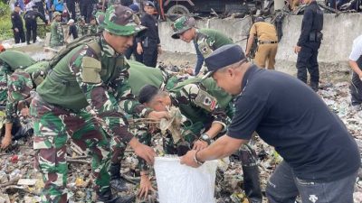 Hari Lingkungan Hidup Sedunia, Pemkot Parepare Kolaborasi TNI-Polri dan Masyarakat Bersihkan Pantai