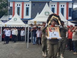 Sekda Parepare Pimpin Upacara Pelepasan Almarhum Faisal Andi Sapada, Wawali Parepare Periode 2013-2018