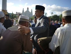 Pj Wali Kota Parepare Salat Idul Adha Bersama Masyarakat di Lapangan Andi Makkasau