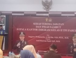Sertijab Kepala Kantor Imigrasi, Pemkot Parepare Harap Kerja Sama Terus Terjalin Lebih Baik