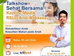 RSUD Andi Makkasau Edukasi Masyarakat Tentang Rehabilitasi Anak Lewat Talkshow Sehat di TV Peduli