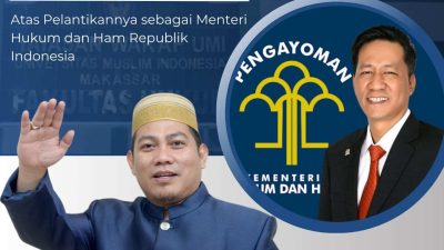 Jokowi Reshuffle Kabinet, Supratman Andi Agtas Dilantik Jadi Menkumham, Andi Muzakkir Aqil Beri Selamat