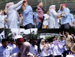 Deklarasi MZ-BerBAKTI, Istri FAS Pasang Songko Cella Kebesaran Puang Ical ke Bakhtiar, Reski Anugrah Azis Gabung Gerindra