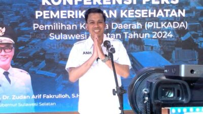 Tercepat, Andi Nurhaldin Rampungkan 20 Item Pemeriksaan Kesehatan Cakada Kurang dari 8 Jam