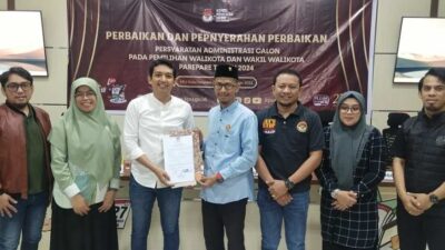 KPU Parepare Terima Dokumen Hasil Perbaikan Pencalonan MZ BerBAKTI