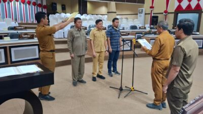 Sekretariat DPRD Parepare Gladi Prosesi Pelantikan Pimpinan DPRD, Sebar 350 Undangan