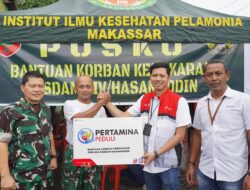 Pertamina Patra Niaga Sulawesi Gerak Cepat Salurkan Bantuan bagi Korban Kebakaran Asrama Kesdam Hasanuddin