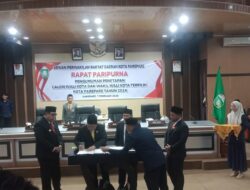 Abdul Hayat Gani Hadiri Rapat Paripurna DPRD Pengumuman Penetapan Wali Kota dan Wawali Parepare Terpilih