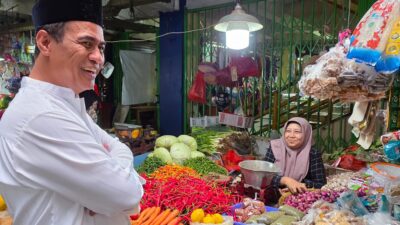 Hari Pertama Ramadan, Mentan Amran Sidak Pasar Pastikan Harga Pangan Stabil dan Pasokan Aman
