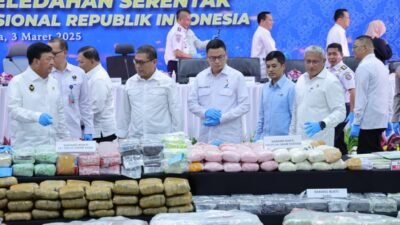 Taruna Ikrar: BPOM Berkontribusi Ungkap Penangkapan Ganja-Sabu Rp 1 Triliun, Sitaan Desk Berantas Narkoba