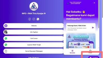 Terus Berinovasi, PAM Tirta Karajae Luncurkan Chatbot 24 Jam untuk Layanan Pelanggan Lebih Efisien