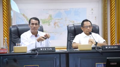 Masuk Musim Kemarau, Kementan, KemenPU, dan Kemendagri Jaga Produksi Lewat Irigasi dan Pompanisasi