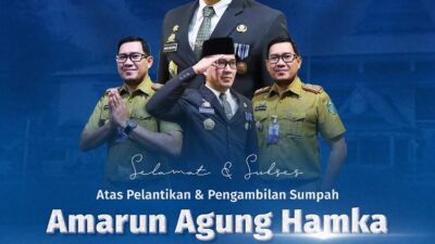 PAM Tirta Karajae Ucapkan Selamat Pelantikan Amarun Agung Hamka sebagai Pj Sekda Parepare