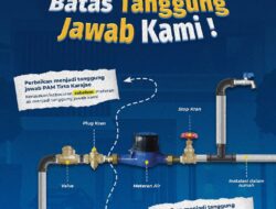 PAM Tirta Karajae Sosialisasikan Batas Tanggung Jawab Perbaikan Kerusakan Instalasi Air