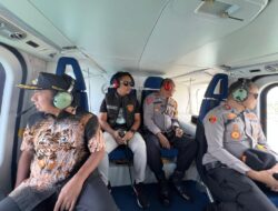 Kapolres Bersama Wali Kota Parepare Patroli Gunakan Helipad, Pantau Kondisi Kamtibmas dari Udara