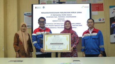 Pertamina Patra Niaga AFT Hasanuddin Jadi Pelopor Pengelolaan Limbah Program Makan Bergizi Gratis