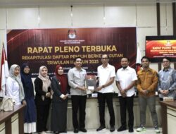 Rekapitulasi PDPB Triwulan II Tahun 2025, KPU Parepare Pastikan Data Pemilih Tetap Akurat dan Mutakhir