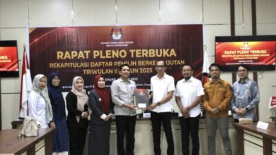 Rekapitulasi PDPB Triwulan II Tahun 2025, KPU Parepare Pastikan Data Pemilih Tetap Akurat dan Mutakhir