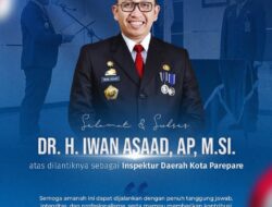 PAM Tirta Karajae Ucapkan Selamat Pelantikan Iwan Asaad Jadi Inspektur Daerah Parepare