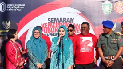 Karnaval TK Meriahkan HUT ke-80 RI, Ketua PKK Parepare Tekankan Pendidikan Karakter Sejak Dini