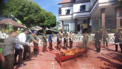 Kejari Parepare Musnahkan Barang Rampasan dari 48 Perkara, Wawali Hermanto Apresiasi Sinergitas Penegakan Hukum yang Kuat