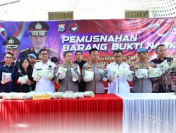 Polda Sulsel Musnahkan 44 Kg Sabu Hasil Ungkapan Polres Parepare