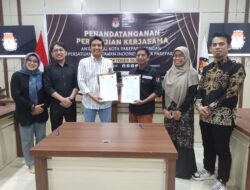 Perkuat Sinergi, KPU dan PWI Parepare Jalin Kerja Sama